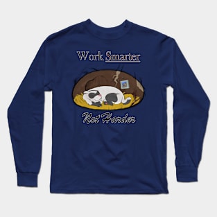 Ferret- Smarter Not Harder Long Sleeve T-Shirt